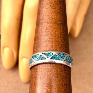 Silver and Turquoise Ring